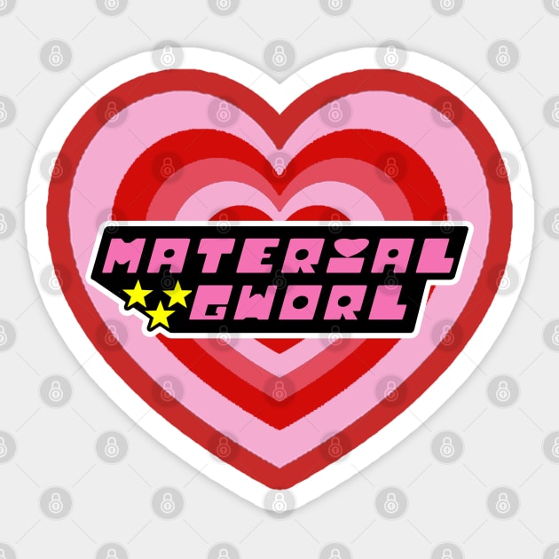 Material Gworl Sticker by S3_Illustration